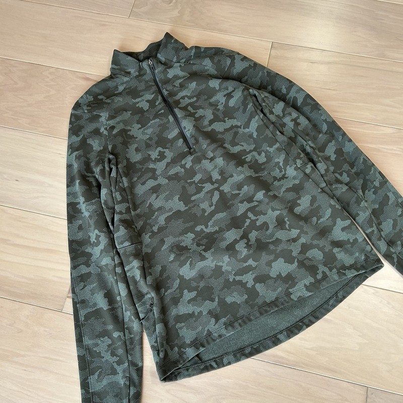 Surge Warm 1/2 Zip Jacquard Camo Pullover Men’s Medium gallery