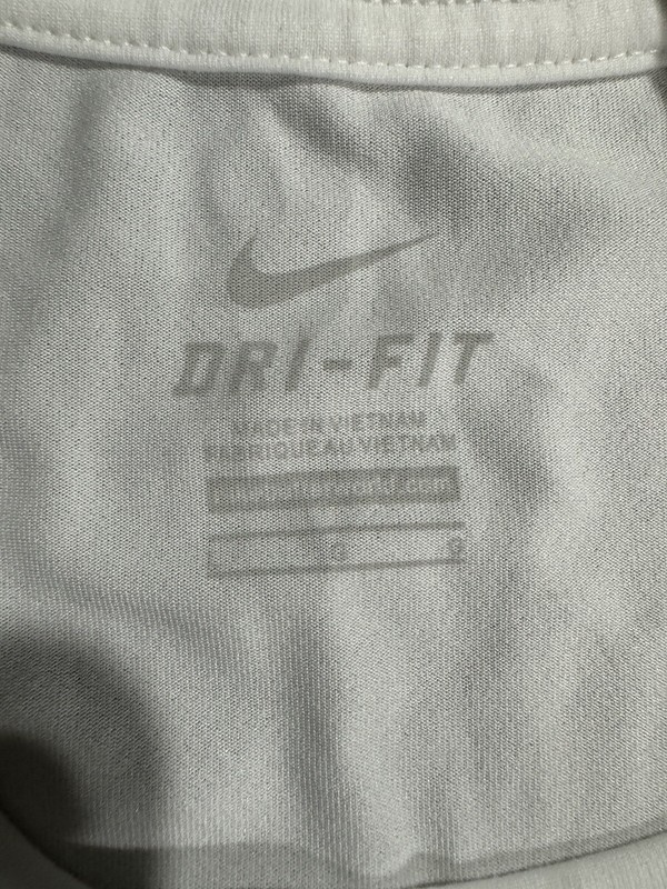 Nike Dri Fit White Shirt Men’s Size Large Letter A Lightning Bolt in EUC! gallery