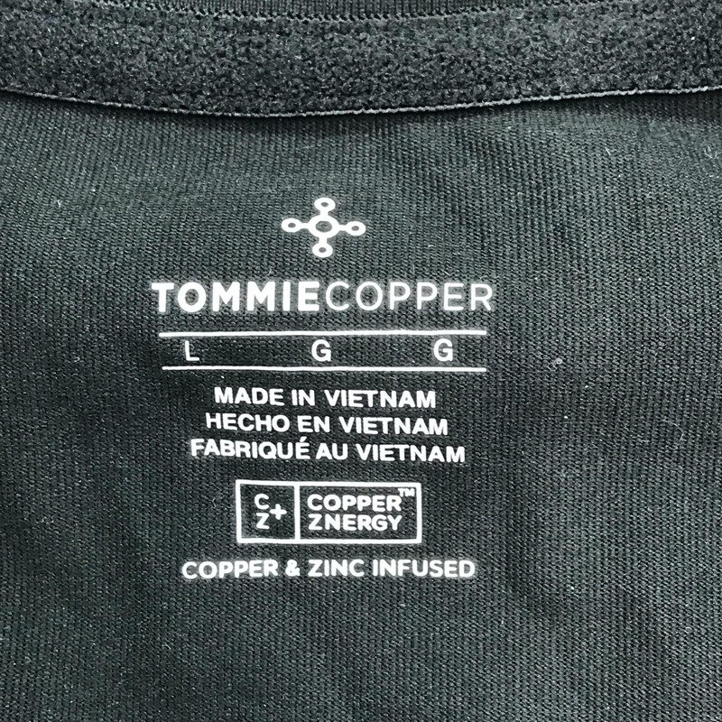 Tommie Copper Shirt Mens Large Black Compression Lower Back Support Athletic gallery