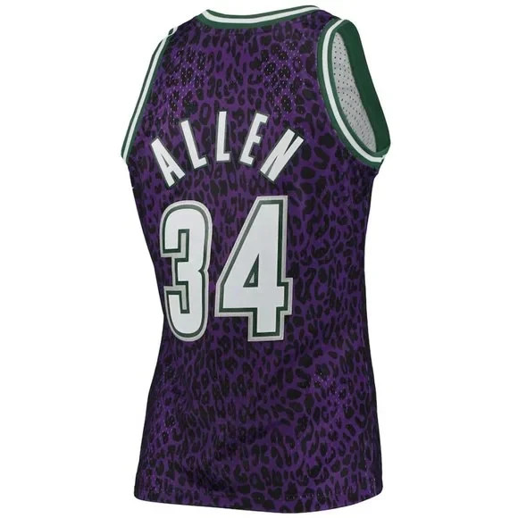Mitchell & Ness Bucks Ray Allen Wild Life Swingman Jersey 2000-01 Men's X-Large gallery