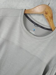 Kuhl Shirt Mens Large Gray Long Sleeve Performance Crew Engineered Top
