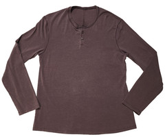 Lululemon Men’s 5 Yr Basic Long Sleeve Henley Vitasea Pima Heathered Purple