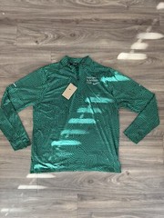 NWT Nike FB9036-365 Men’s Dri-FIT Element 1/4-Zip Running Top Malachite Size S