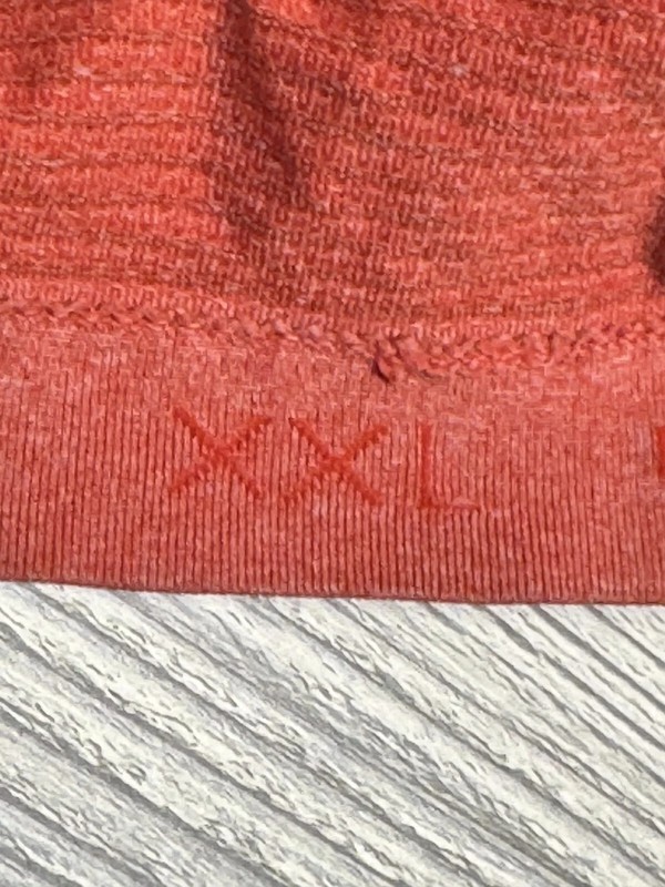 Lululemon Mens Metal Vent Tech T-Shirt XXL Heathered Orange Athletic Gym gallery