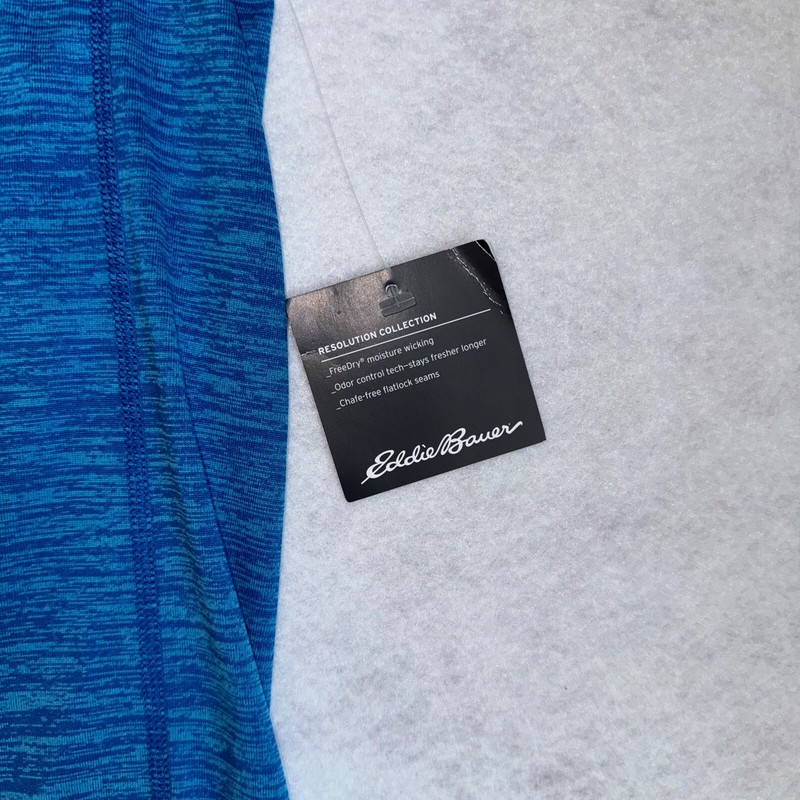 New - Eddie Bauer - Resolution - Athletic Shirt - Men's - Sapphire Blue - Small gallery