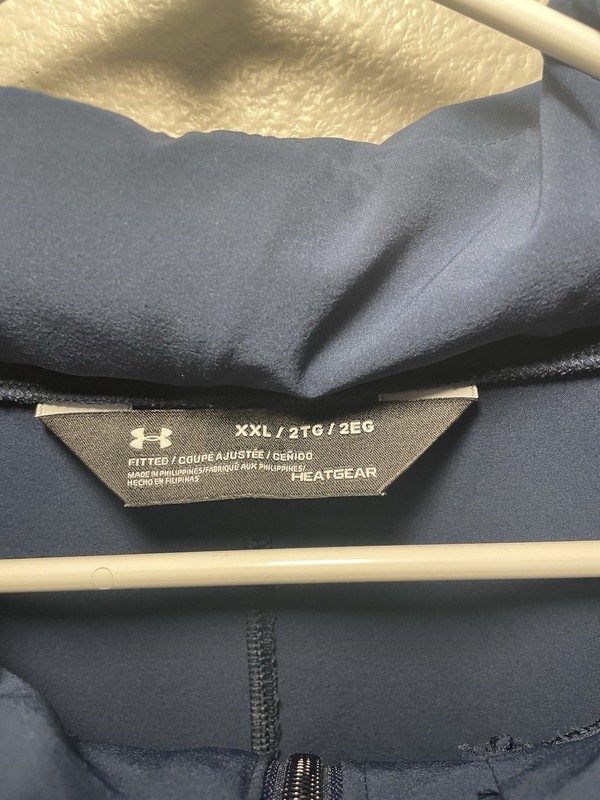 Under Armour USA Stars & Stripes Woven 1/4 Zip Jacket Hidden Hood UA Men's XXL gallery