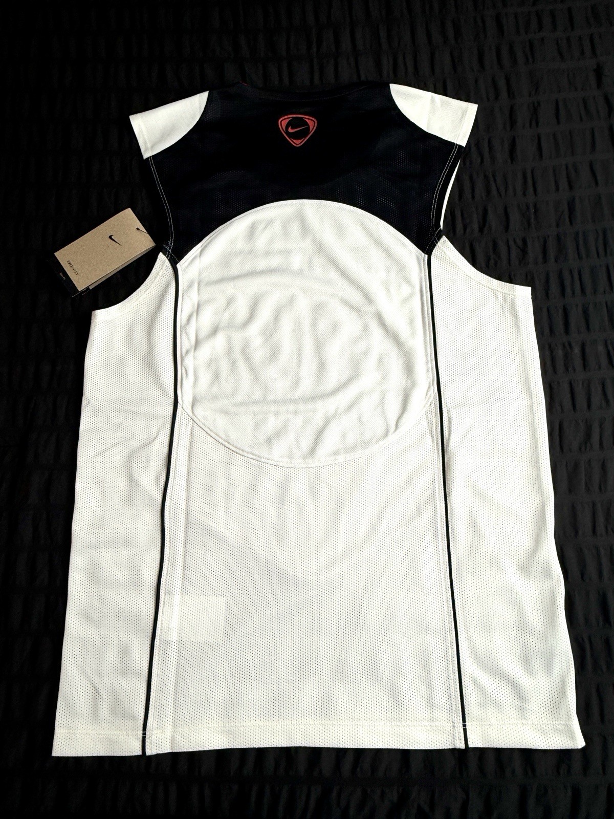 Nike Total 90 Jersey Mens Slim White Dri-Fit Sleeveless Tank Top XS HV1180 133 gallery