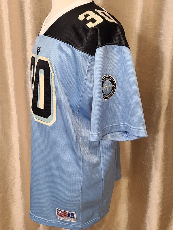 Vintage Pony Sports Apparel Stitched Team PONY #30 Light Blue Jersey Mens Large gallery