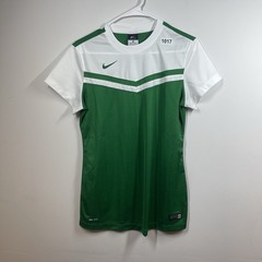 Nike Victory II T Shirt Jersey Mens M Green White Dri Fit Team Football Athletic