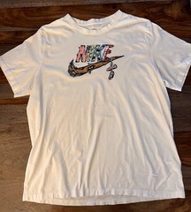 Nike Graffiti Logo Fantasy Futura Graphic T-Shirt Men’s Size XXL Mushroom Logo