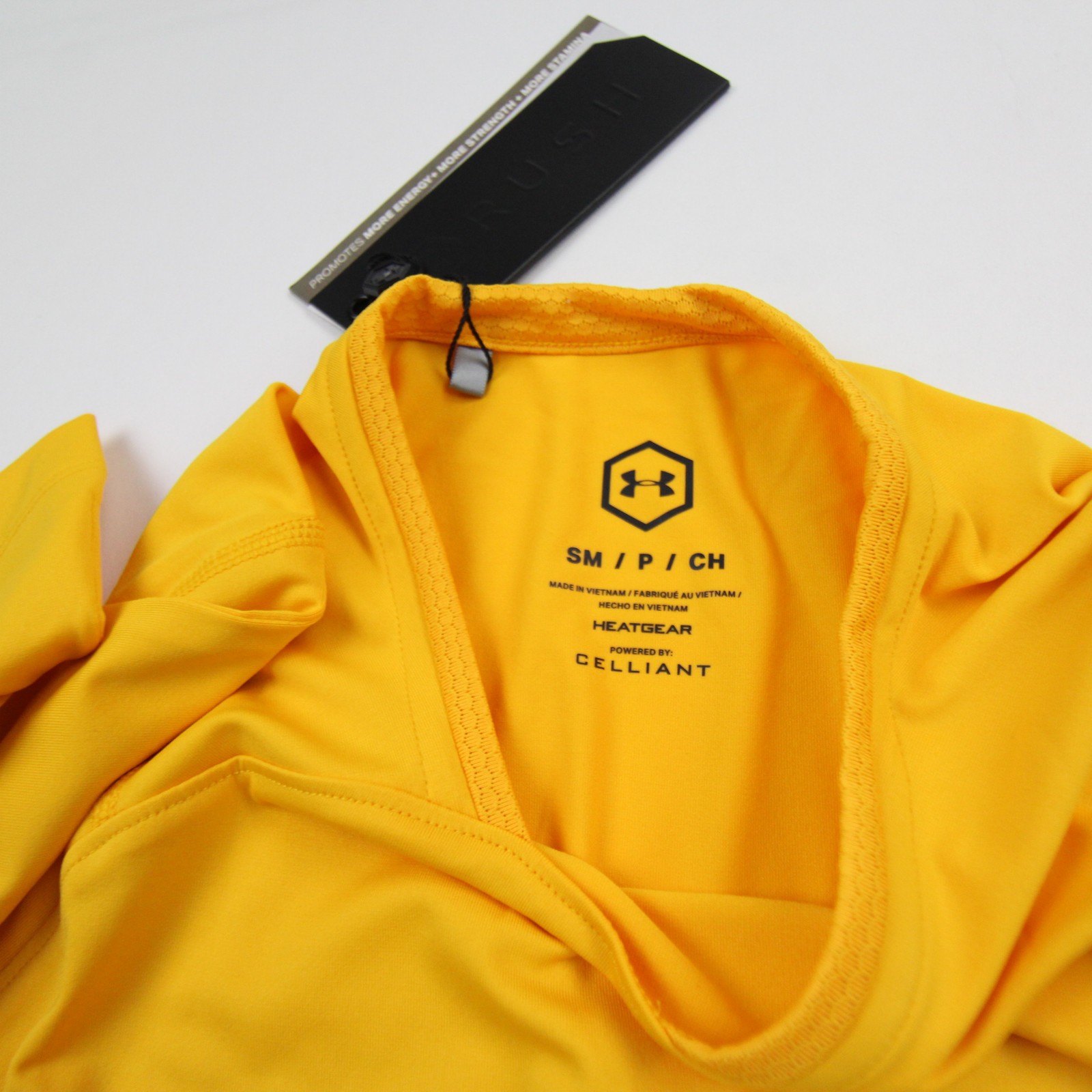 Under Armour Celliant Compression Top Men's Gold New with Tags Multiple Sizes gallery