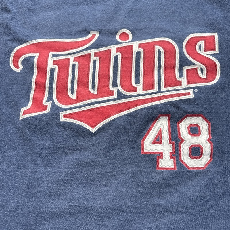 Tori Hunter MN Twins Shirt Jersey Men Sz L #48 Lee Sports Tag Baseball MLB gallery