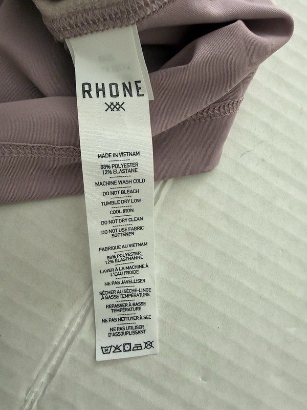 Rhone Extra Mile Running/Performance/Athletic Tee Men’s Large Discreet Mauve NWT gallery