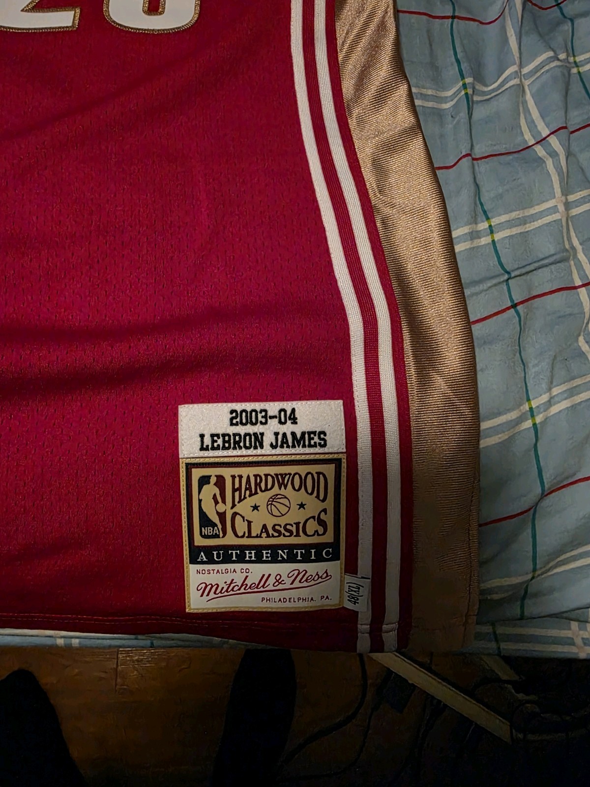 MITCHELL & NESS NBA AUTHENTIC ROAD JERSEY CLEVELAND CAVALIERS 03 LEBRON JAMES gallery