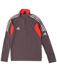 Adidas Mens Climacool Pullover Tracksuit Top UK 36/38 Small Grey DN11