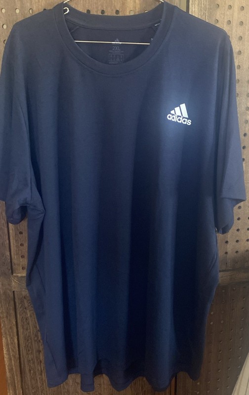Adidas Performance Fit Plus size T-shirt 2XL Black Color gallery