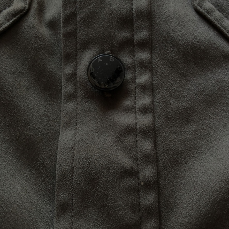 Cadogan Of LA men's shirt green 90% polyester 10% spandex long sleeve button poc gallery