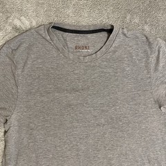 Rhone Shirt Mens Large Performance Method Running Training Short Sleeve Gray Tee