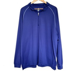 Bolle Golf Pullover Men’s XL Blue 1/4 Zip Long Sleeve Athletic Tech Stretch