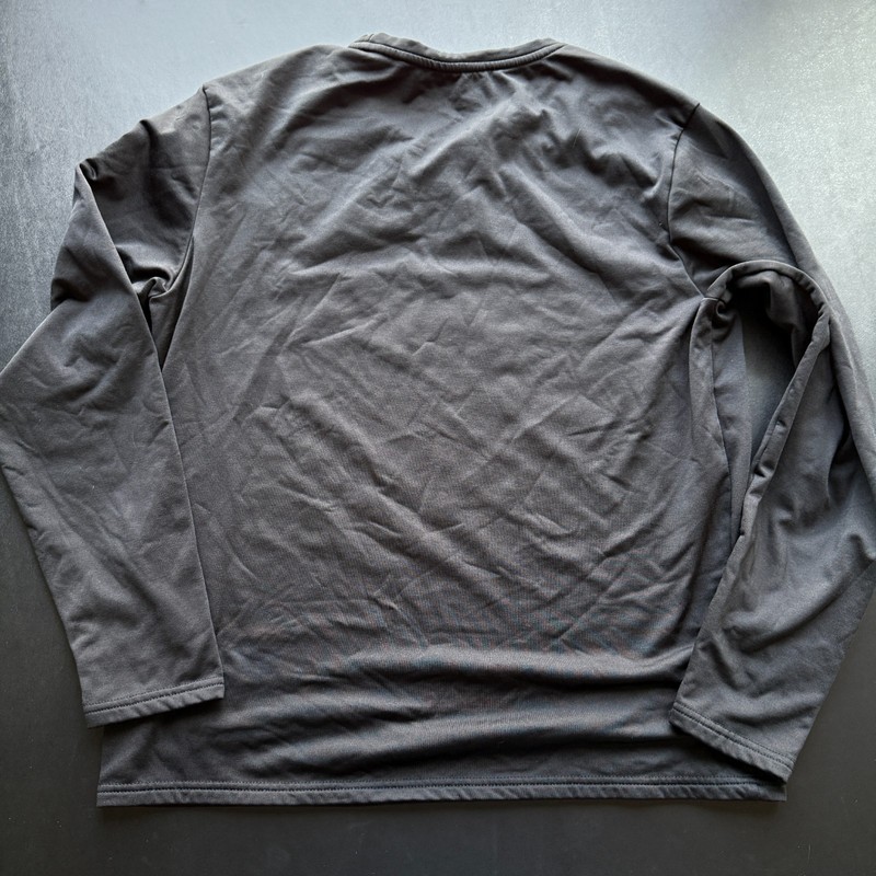 Eddie Bauer FreeDry Motion Shirt Mens L Black Performance Long Sleeve Crew Neck gallery