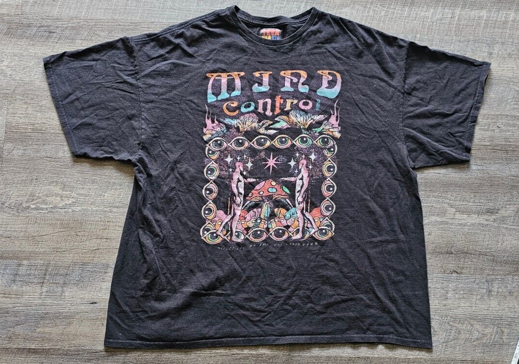 Teen Heart Mens T Shirt Size XXXL Black Tee Mind Control Psychedelic Hypnotized gallery