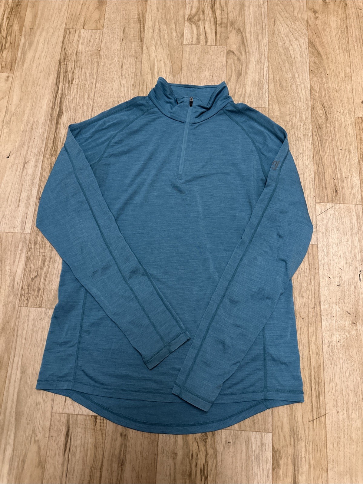 Supernatural Pullover Men’s Med Merino Wool Base Layer Contact Zip 175 SN Shirt gallery