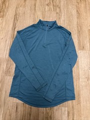 Supernatural Pullover Men’s Med Merino Wool Base Layer Contact Zip 175 SN Shirt