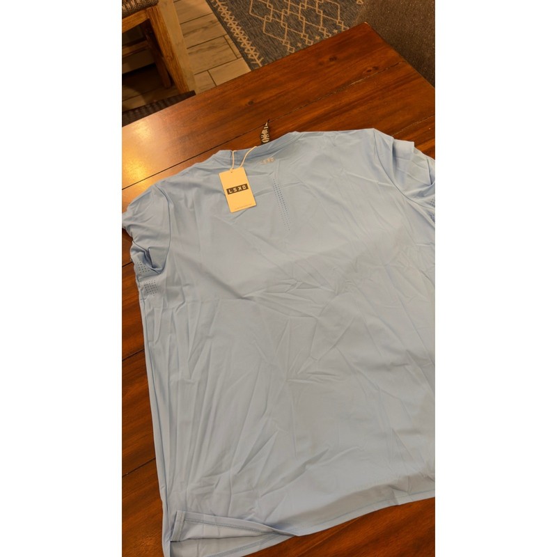 LSKD Cadence Running Tee Azure Blue MSST01580 Mens 2XL New gallery