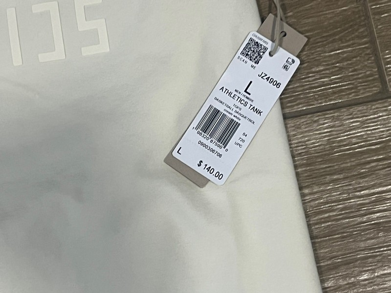 Adidas Fear Of God Athletics Performance Jersey Cream White JZ4906 - Men’s Sz L gallery