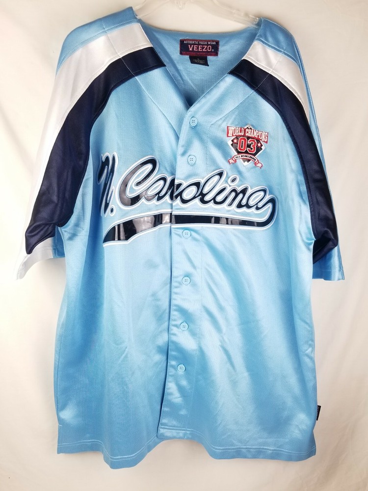 VEEZO 2003 North Carolina World Champions All Star League Baseball Jersey Size L
