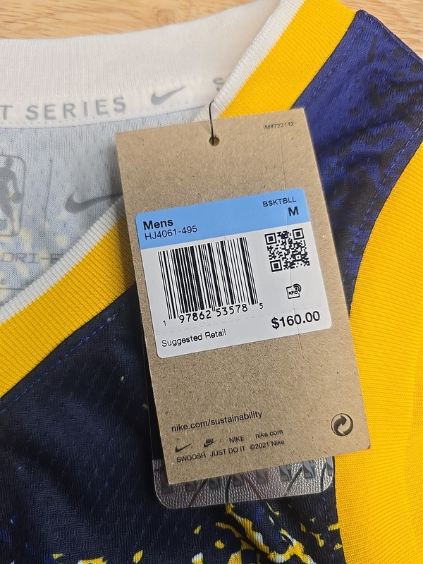 Nike GSW Stephen Curry 25/26 Select Series Swingman Jersey Size Medium Men Blue gallery