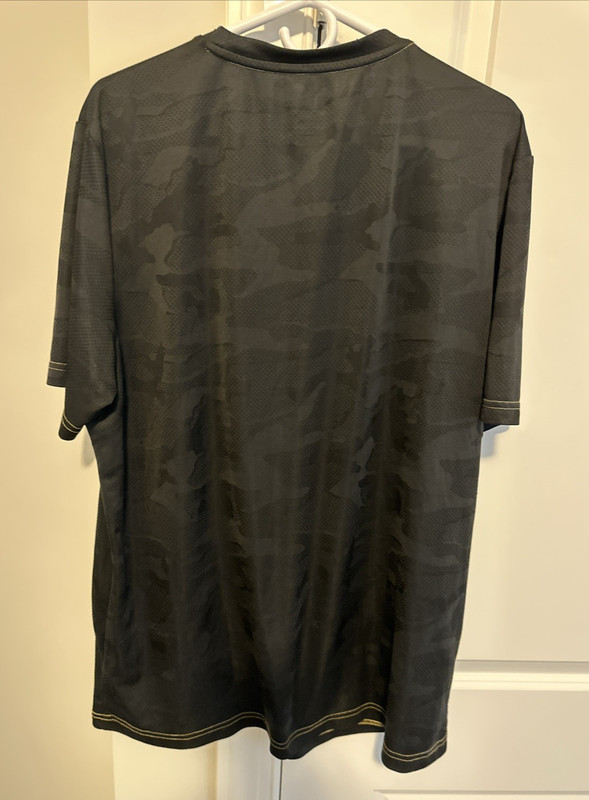 New Orleans Saints Shirt Men 2XL Black Gold Camo Short Sleeve Football Fanatics gallery