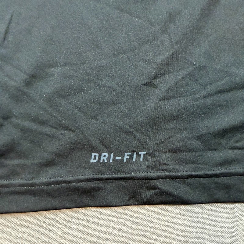 Nike Pro Combat Compression Shirt Mens Large Black Short Sleeve Football Dri Fit gallery