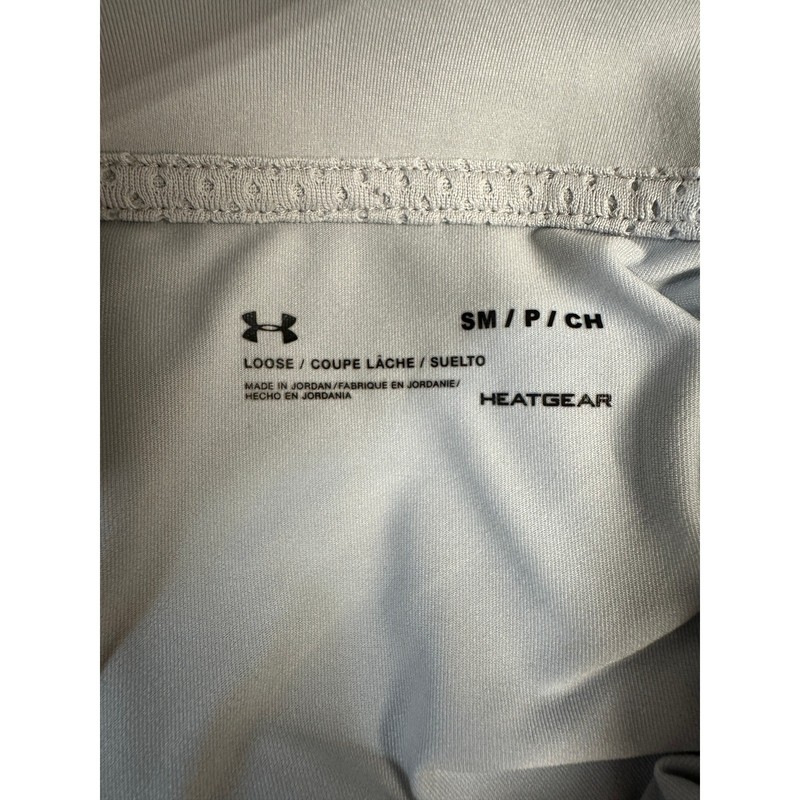 Under Amour Full Zip Up Base Layer Heatgear Loose Fit Small Gray Pockets gallery