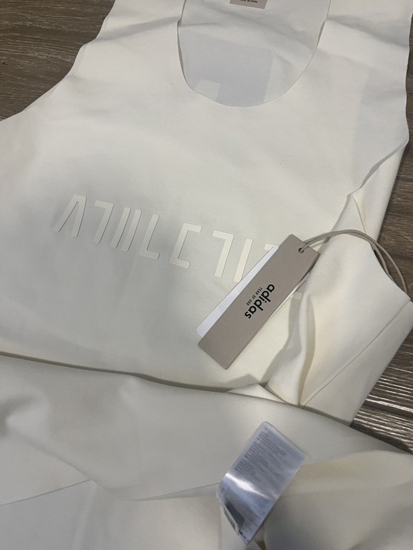 Adidas Fear Of God Athletics Performance Jersey Cream White JZ4906 - Men’s Sz L gallery