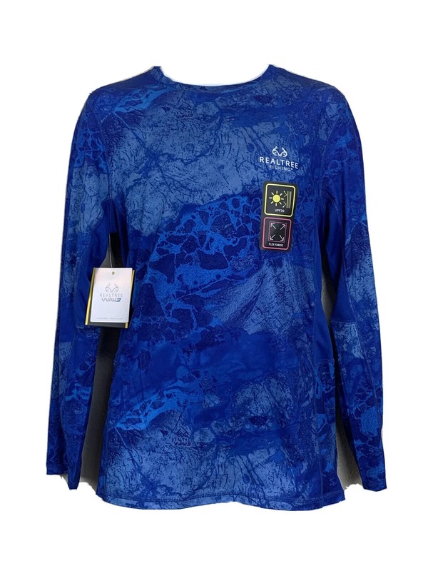 Realtree Mens Long Sleeve Performance Fishing Shirt Choose Size and Color gallery