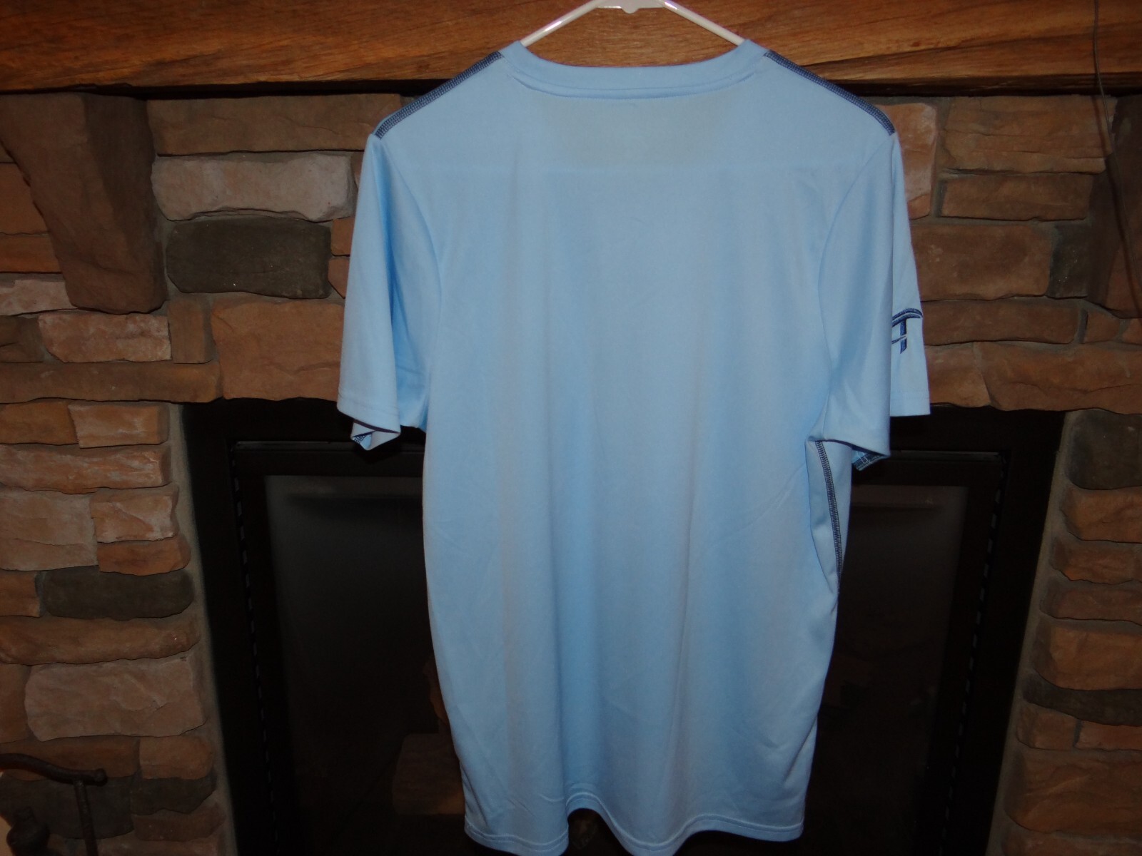 British Soccer Jersey Large Red White Blue Challenger Teamwear gallery
