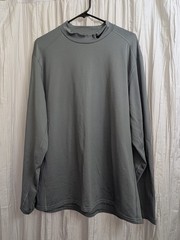 Nike Men’s Gray Long Sleeve Dry Fit 2XL/XXL Shirt Mock Neckline Used