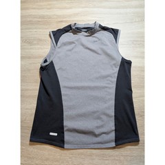 Vintage Nike Dri Fit Sleeveless Shirt Mens Large L Grey Black Muscle Tank Top