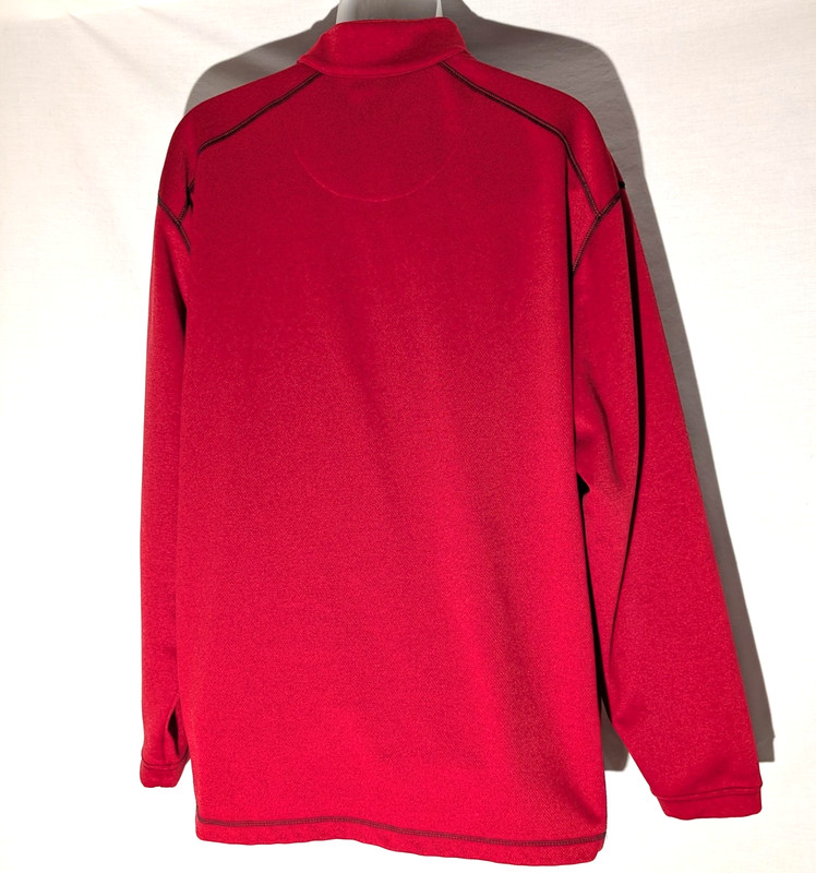 Pebble Beach Golf Performance Quarter Zip Pullover, XXL, Red, Long Sleeve Shirt gallery