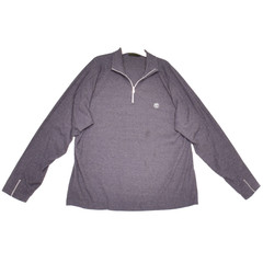 Timberland Weathergear Gray 1/4 Zip Long Sleeve Shirt Men’s Size XXL