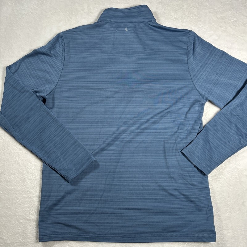 Criquet 1/4 Zip Performance Pullover Shirt Mens Size L Blue Golf Preppy gallery