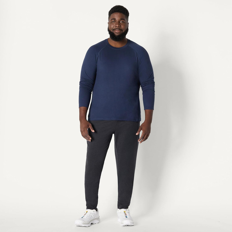Men'S Athletic Soft Performance Lightweight Long Sleeve Gym Workout Shirt gallery