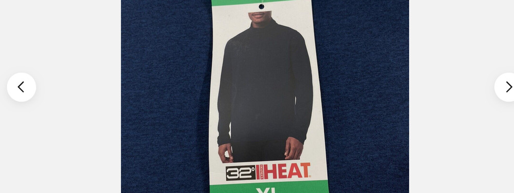 32 Degrees Heat Men's 1/4 Zip Pullover SWEATER Lightweight Soft(BLUE M)NWT
