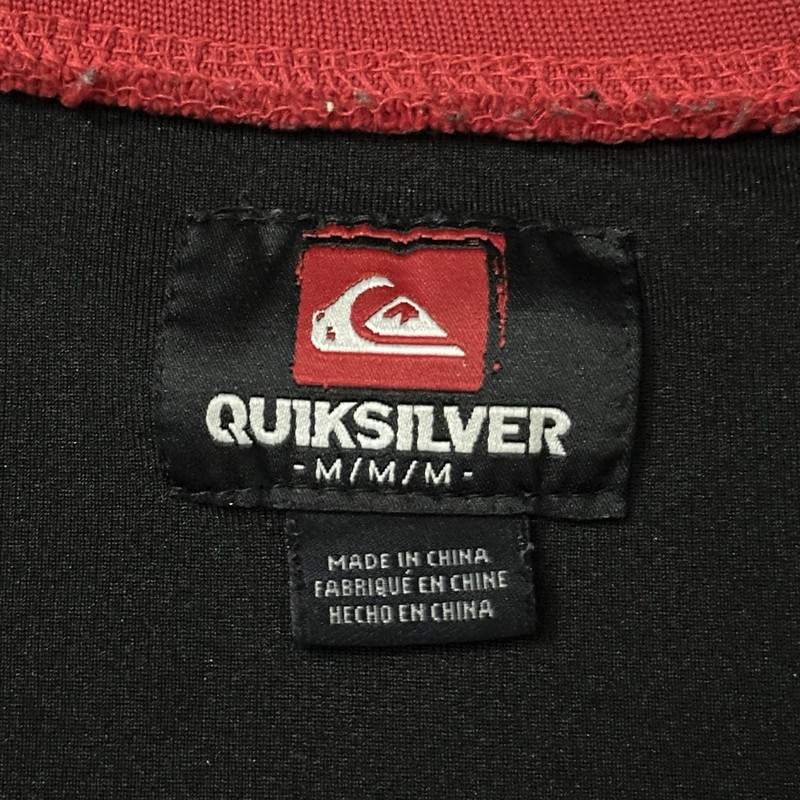 Vintage Quiksilver Graphic Basketball Jersey Tank Top Mens Size Medium Black gallery