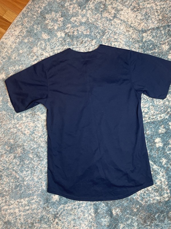 Vintage Indiana Baseball Jersey Size Medium Blue Mesh True Fan gallery