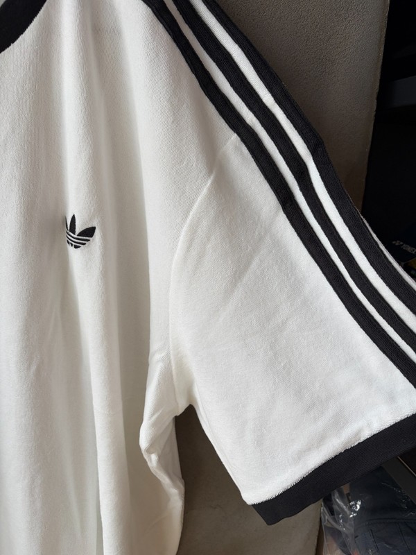 Adidas Originals Terry Cali T-Shirt Men's Lifestyle Casual Top AsiaFit KW7400 gallery