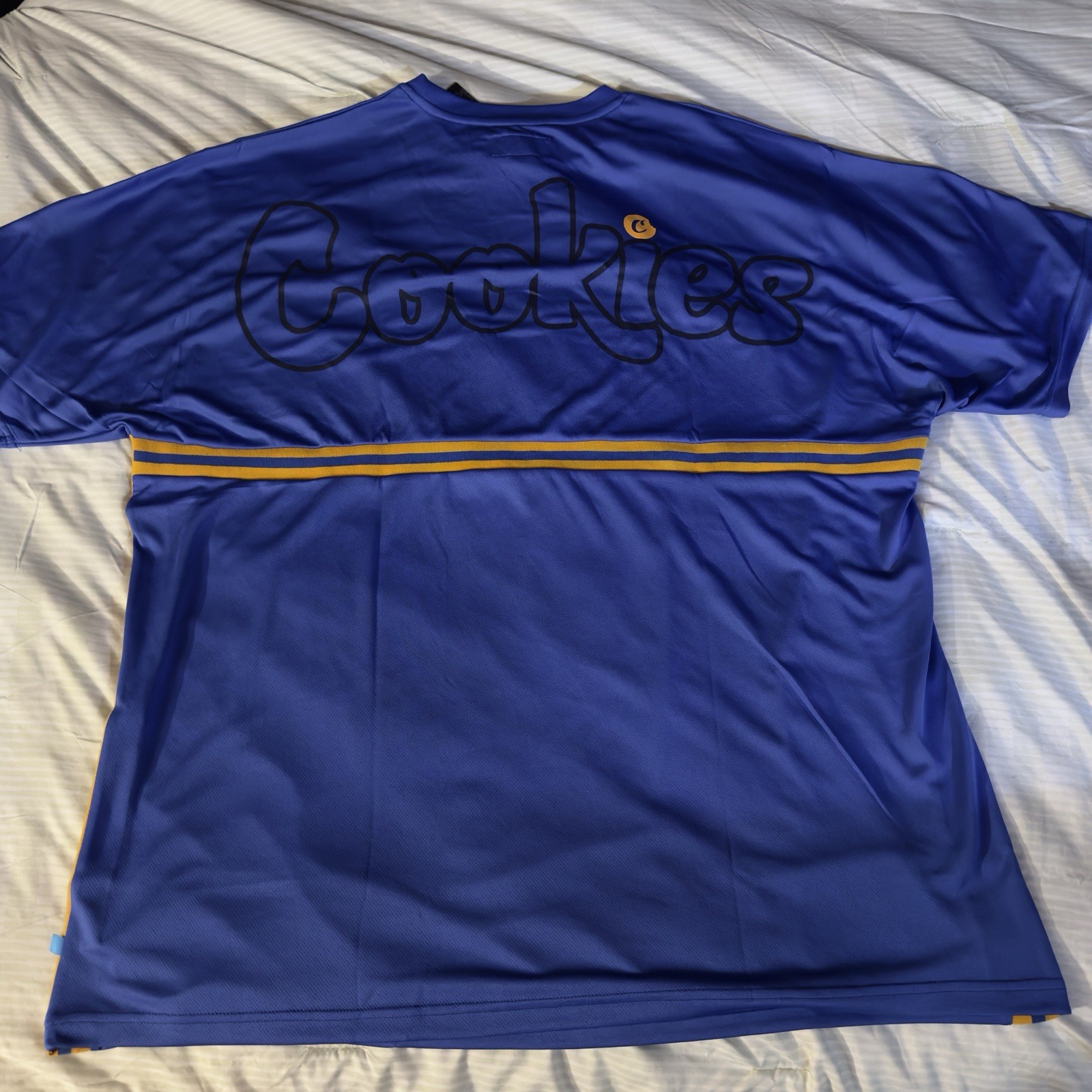 Cookies SF Blue Polyester Jersey Top Size 4XL Men's Streetwear gallery