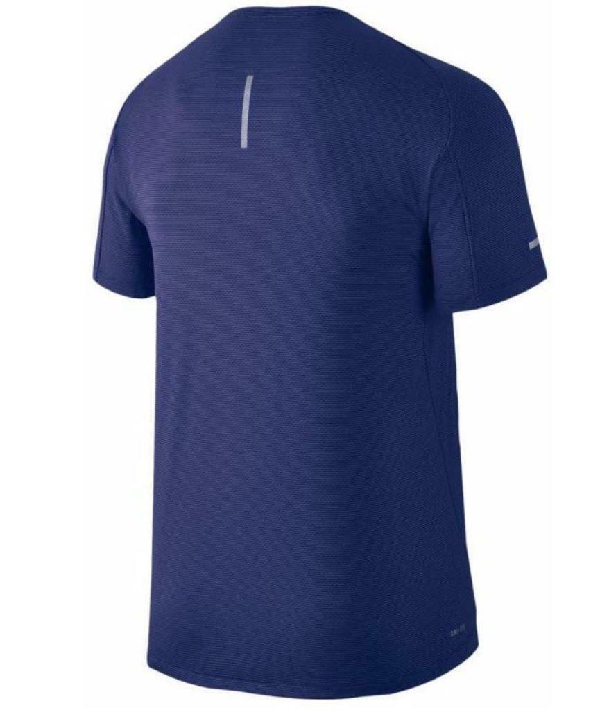 Nike Men's Aeroreact Short Sleeve Training Top Deep Royal Blue Large $105 Value gallery