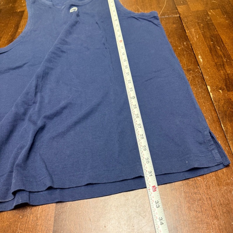 VTG Nike Tank Top Mens Large Blue Basketball Embroidered Center Swoosh Y2K 90's gallery